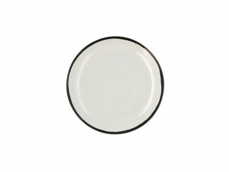 Flat Plate Ariane Vital Filo White Ceramic Ø 21 cm (12 Units) Supply