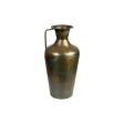 Vase Romimex Antique Brown Metal 25 x 51 x 25 cm With handle For Cheap