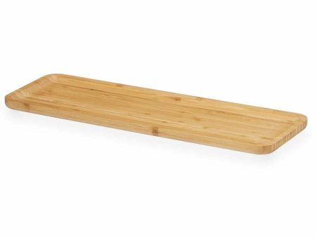 Snack tray Brown Bamboo 46 x 1,6 x 15 cm Aperitif (12 Units) Online Sale