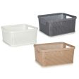 Multi-purpose basket Plastic 2,5 L 24,5 x 10,4 x 18,5 cm (18 Units) Supply