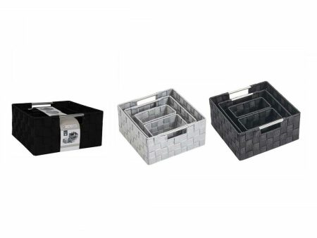 Basket set Confortime polypropylene 4 Pieces (6 Units) Hot on Sale