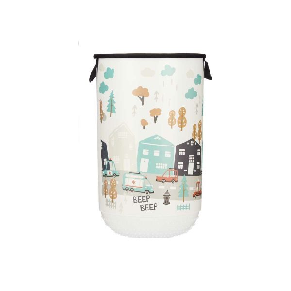 Laundry Basket Children s Road Plastic 40 L 34 x 52,3 x 34 cm (4 Units) Online