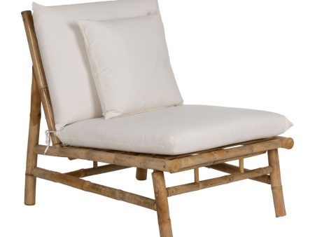 Garden sofa White Natural 65 x 86 x 81 cm Online Hot Sale