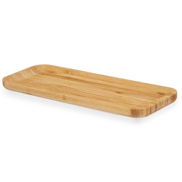 Snack tray Brown Bamboo 29,5 x 1,6 x 11,5 cm Aperitif (12 Units) Online