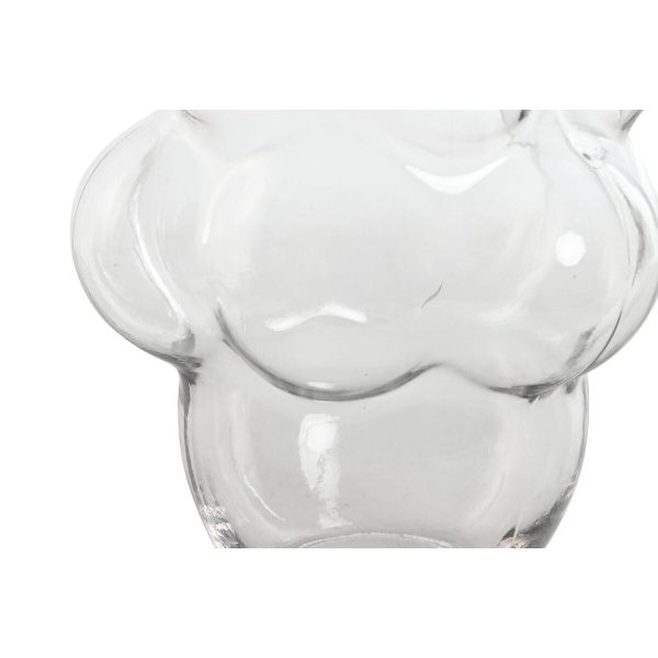 Vase Home ESPRIT Transparent Crystal 19 x 19 x 24 cm Sale