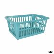 Laundry basket Tontarelli Classic Blue 35 L 58 x 41 x 24 cm (12 Units) Online Hot Sale