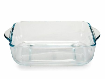 Baking tray Borcam With handles 1,9 L 22 x 6 x 25,5 cm (6 Units) Hot on Sale