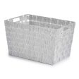 Laundry Basket White Cloth 10 L 25 x 20 x 35 cm (12 Units) Cheap