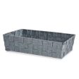 Multi-purpose basket Grey Cloth 3,8 L 34 x 8,5 x 21 cm (18 Units) For Sale