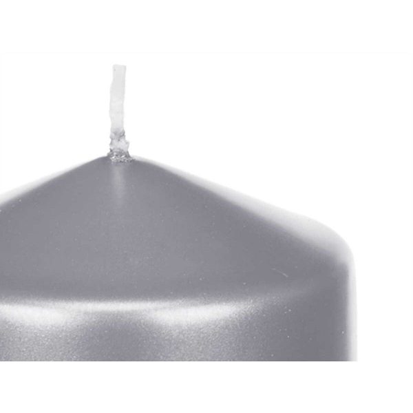 Candle Acorde 92533 Silver 7 x 7,5 x 7 cm (24 Units) For Discount