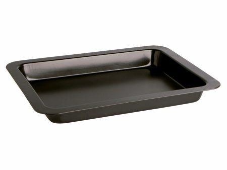 Baking tray Quid Sweet Grey Black Metal 36 x 24 x 4 cm (12 Units) Online Sale