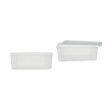 Storage Box with Lid Stefanplast Elegance White Plastic 5 L 19,5 x 11,5 x 33 cm (12 Units) Supply