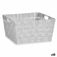 Multi-purpose basket White Cloth 30,4 x 14 x 20 cm (18 Units) For Cheap