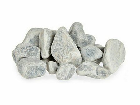 Decorative Stones 2 Kg Light grey (6 Units) Discount