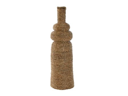 Vase Home ESPRIT Natural Tropical 18 x 18 x 60 cm For Sale