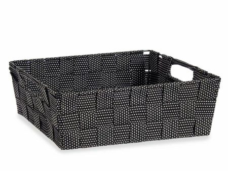 Basket Braiding Black 3 L (23 x 8 x 27 cm) (48 Units) For Cheap