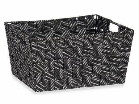 Multi-purpose basket Black Cloth 20 x 14 x 30 cm (18 Units) Online