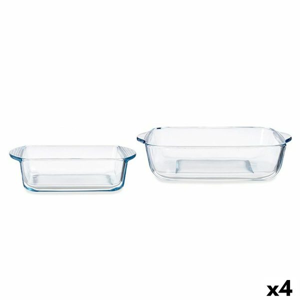 Set of Kitchen Dishes Borcam Squared (4 Units) For Cheap