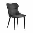 Armchair Black Anthracite Steel 49 x 86 x 60 cm (2 Units) For Sale