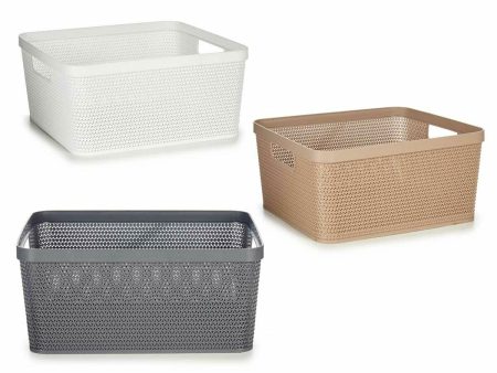 Multi-purpose basket Plastic 10 L 36 x 15 x 29 cm (18 Units) Online Sale