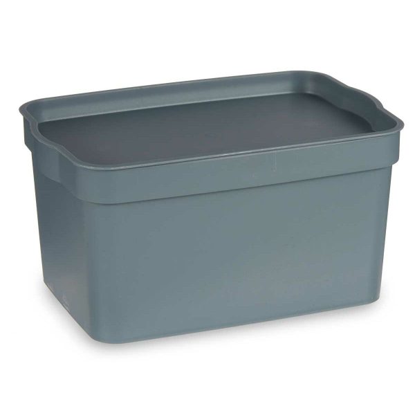 Multi-use Box Grey Plastic 2,3 L (13,5 x 11 x 20 cm) (24 Units) Online Sale