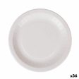 Plate set Algon Disposable White Cardboard 28 cm (36 Units) Fashion