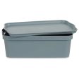 Storage Box with Lid Grey Plastic 14 L 29,5 x 14,3 x 45 cm (12 Units) Supply