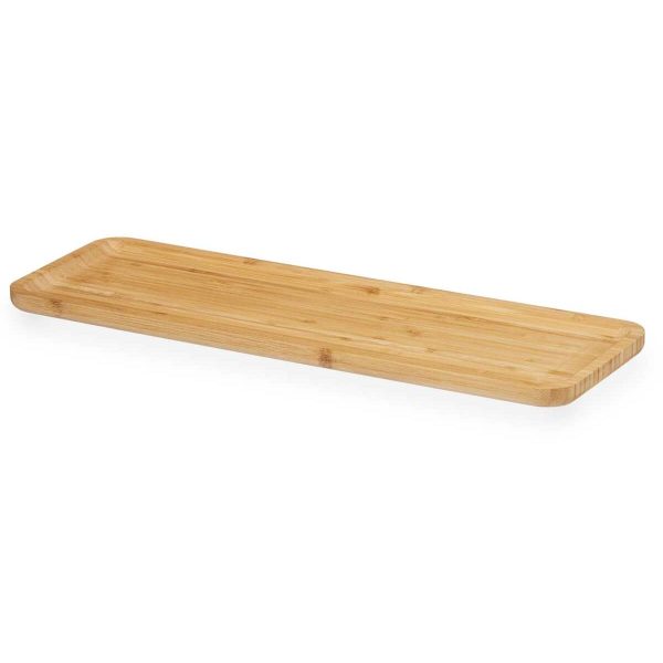 Snack tray Brown Bamboo 46 x 1,6 x 15 cm Aperitif (12 Units) Online Sale