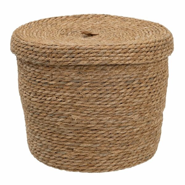 Multi-purpose basket 3 Pieces 28 x 28 x 36 cm Natural Natural Fibre Sale