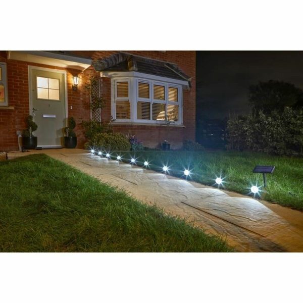 Wreath of LED Lights Garland Multispot 10-PK Solar Stake 5 Lm Online