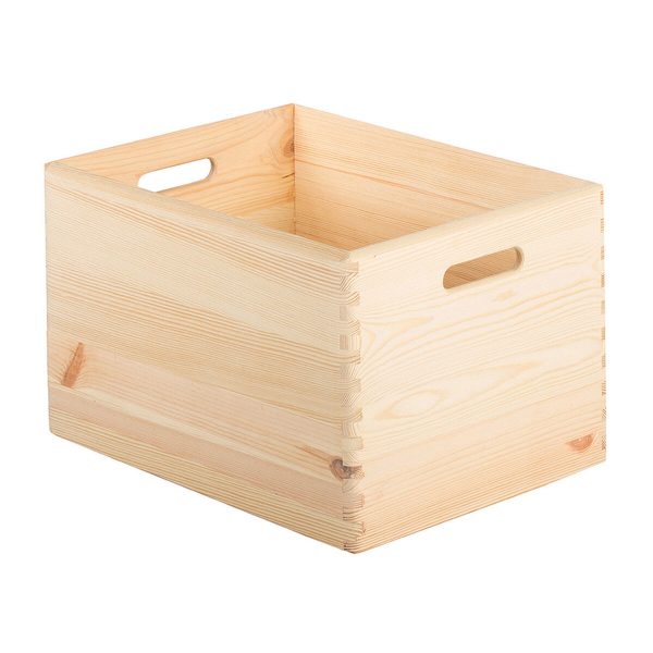 Multi-use Box Astigarraga CBS403023 Natural Pinewood (40 x 30 x 23 cm) Online Sale