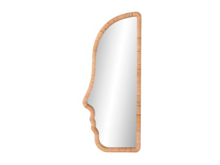 Wall mirror Home ESPRIT Natural Modern Scandi 50 x 4 x 120 cm Sale