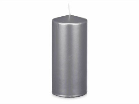 Candle Acorde 92547 Silver 9 x 20 x 9 cm (8 Units) on Sale