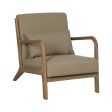 Armchair Beige 66 x 85 x 74 cm Online