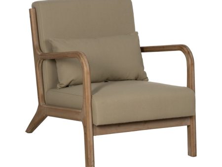 Armchair Beige 66 x 85 x 74 cm Online