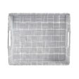 Multi-purpose basket White Cloth 3 L 23 x 8 x 27 cm (48 Units) Online Sale