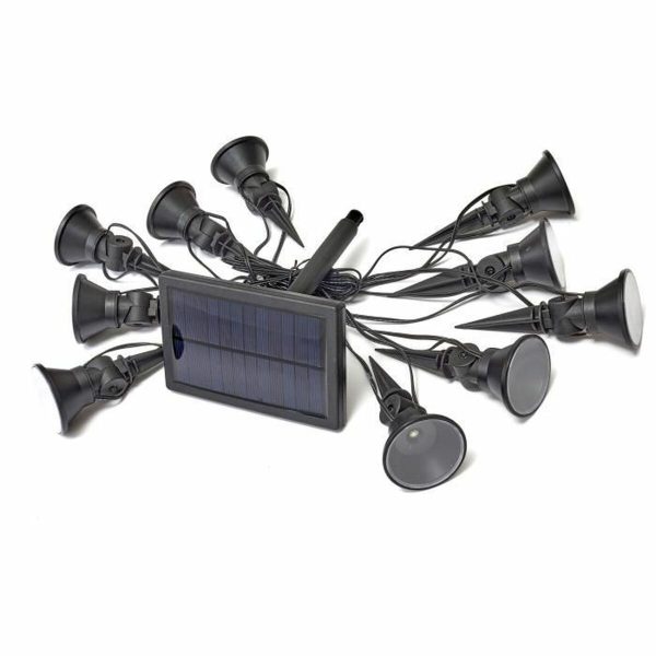 Wreath of LED Lights Garland Multispot 10-PK Solar Stake 5 Lm Online