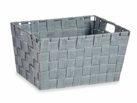 Multi-purpose basket Grey Cloth 5 L 30,4 x 14 x 20 cm (18 Units) Online