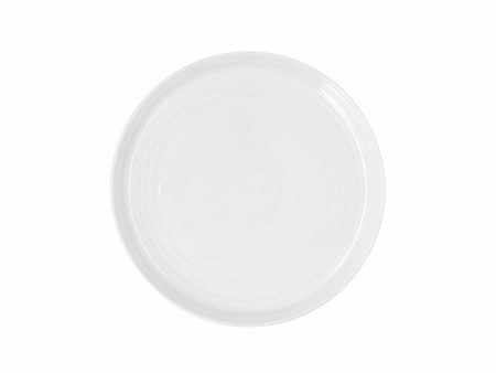 Flat plate Ariane Artisan Ceramic White Ø 27 cm (6 Units) Discount