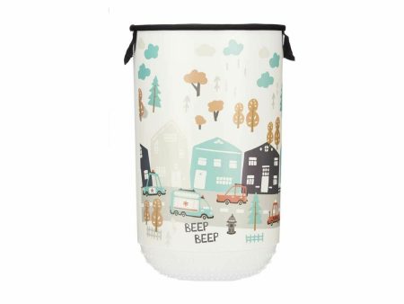 Laundry Basket Children s Road Plastic 40 L 34 x 52,3 x 34 cm (4 Units) Online