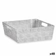 Multi-purpose basket White Cloth 3 L 23 x 8 x 27 cm (48 Units) Online Sale