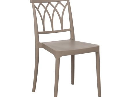 Dining Chair Taupe 42 x 54 x 83 cm Cheap