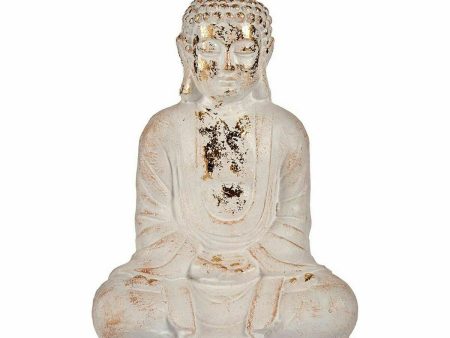 Decorative Garden Figure Buddha Polyresin 17 x 37 x 26 cm (4 Units) For Discount