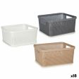 Multi-purpose basket Plastic 2,5 L 24,5 x 10,4 x 18,5 cm (18 Units) Supply