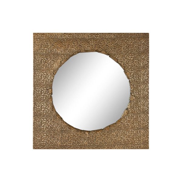 Wall mirror Home ESPRIT Golden 80 x 6 x 80 cm Fashion