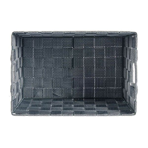 Multi-purpose basket Grey Cloth 5 L 30,4 x 14 x 20 cm (18 Units) Online