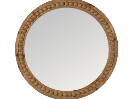 Wall mirror Natural 70,5 x 3 x 70,5 cm Supply