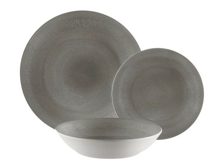 Tableware Versa Pia Grey Porcelain 18 Pieces Sale