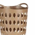 Laundry Basket Beige Plastic 50 L 44 x 56 x 41 cm (12 Units) Online now