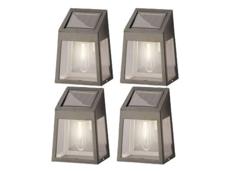 Wall Light Lumineo 898174 Solar LED Light 4 Units 5 Lm Cheap